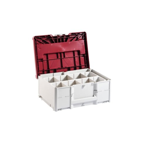 Lamello Systainer³ M 187 mit Einlage und 6 Abtrennern