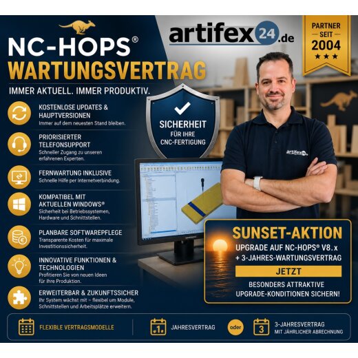 NC-HOPS Wartungsvertrag