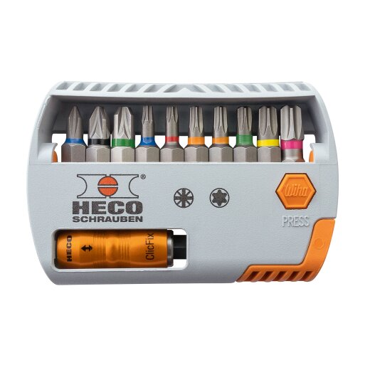 HECO-Bit-Selector, HECO- und Pozi-Drive, 11-tlg.