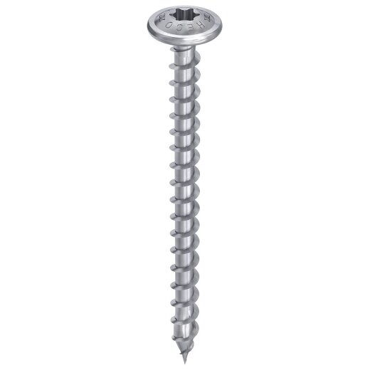 HECO-TOPIX-plus 6 x 60, Pfostenschraube, T-Drive, T-30, variables Vollgewinde, HP-beschichtet, 100 Stück