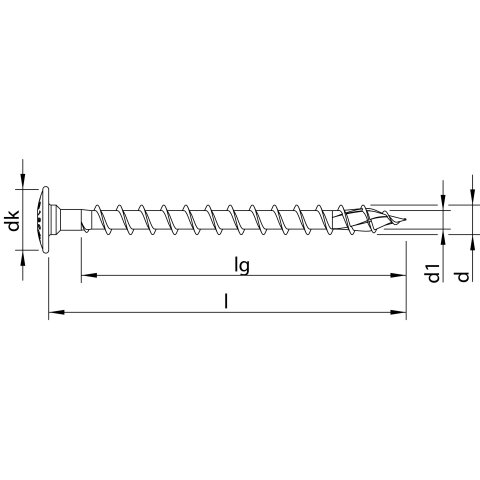 HECO-TOPIX-plus 10 x 120, Verbinderschraube, T-Drive,...