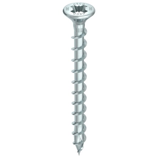HECO-TOPIX-plus 3,5 x 20, Beschlagschraube, Pozi-Drive, PZD-2, Vollgewinde, A3K, 1000 Stück