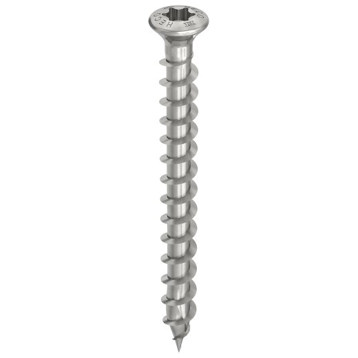 HECO-TOPIX-plus A2 5 x 70, Fassadenschraube, HECO-Drive, HD-20, variables Vollgewinde, 200 Stück