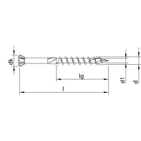 HECO-TOPIX-plus A2 3,5 x 60, Glasleistenschraube,...