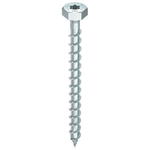 HECO-TOPIX-plus 8 x 100, Sechskantkopf, Sechskantkopf + T-Drive, SW-13/T-40, Vollgewinde, A3K, 50 Stück
