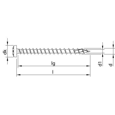 HECO-TOPIX-plus 4 x 40, Rundkopf, T-Drive, T-20,...