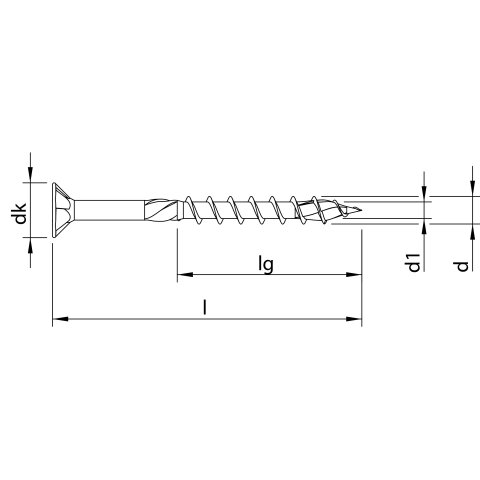 HECO-TOPIX-plus A2 6 x 200, Senkkopf, HECO-Drive, HD-30,...