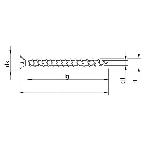 HECO-TOPIX-plus A2 5 x 35, Senkkopf, HECO-Drive, HD-25,...