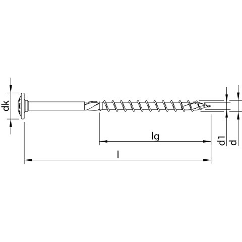 HECO-TOPIX-plus 6 x 120, Tellerkopf, T-Drive, T-25,...
