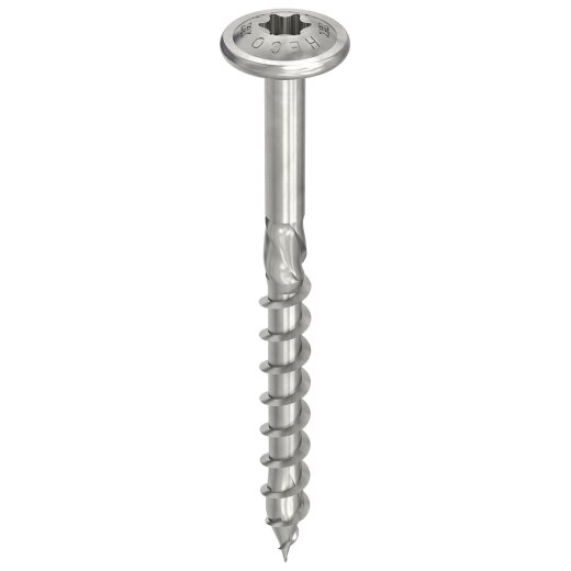 HECO-TOPIX-plus A2 8 x 240, Tellerkopf, T-Drive, T-40, Teilgewinde, 50 Stück