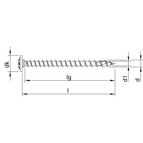 HECO-TOPIX-plus A2 8 x 100, Tellerkopf, T-Drive, T-40,...