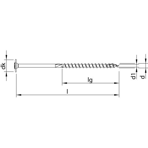 HECO-TOPIX-plus 8 x 340, Tellerkopf XL, T-Drive, T-40,...