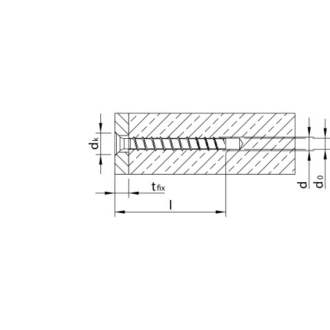 MULTI-MONTI-plus KS 5 x 40, Kabelschellenschraube, T-20, A2K, 200 Stück