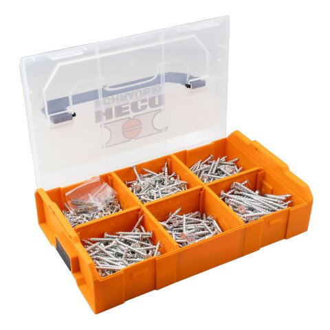 HT-plus Sortiment 700, HECO-L-BOXX Mini, transparent, 700...