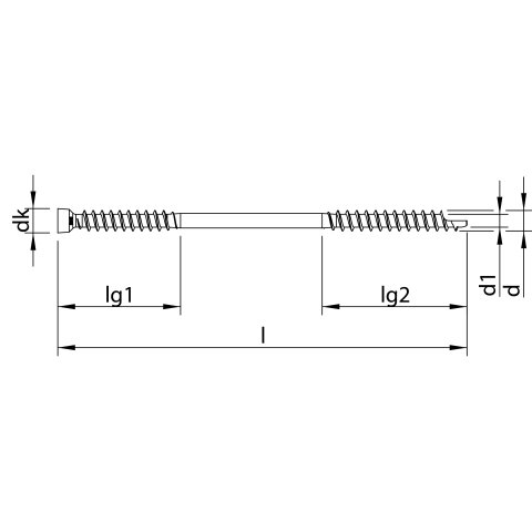 WT-T 8,2 x 330, Zylinderkopf, T-Drive, T-40,...