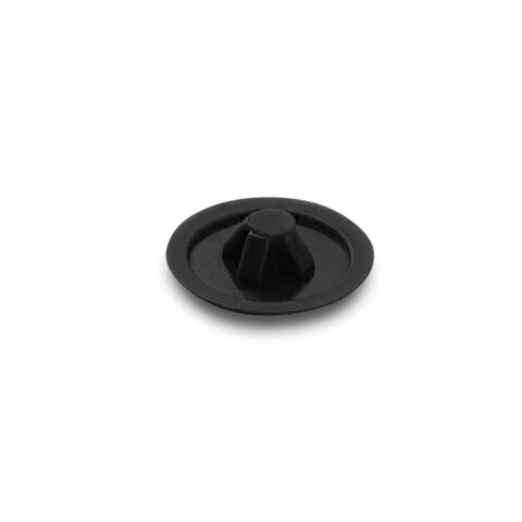 Zierkappen, PZD-3, Ø12mm, RAL9005, schwarz, 500 St.