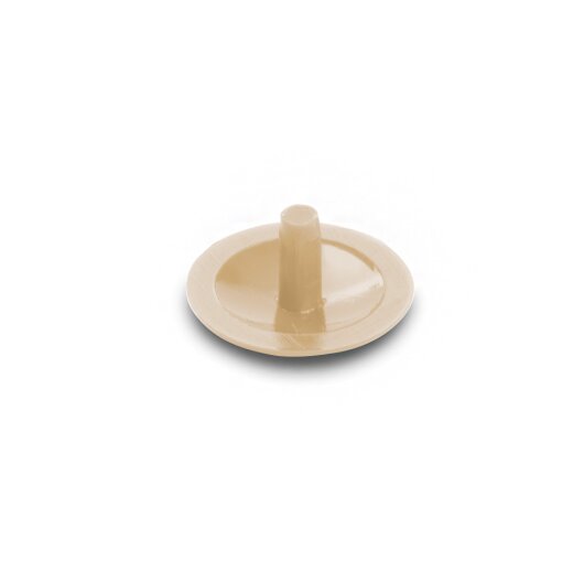 Zierkappen, Zapfen Ø2,4mm, Ø12mm, RAL1001, beige, 500 St.