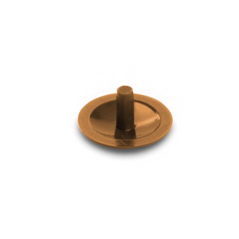 Zierkappen, Zapfen Ø2,4mm, Ø12mm, RAL8001,...