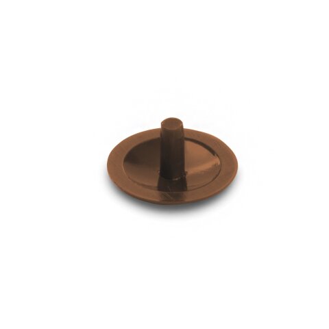 Zierkappen, Zapfen Ø2,4mm, Ø12mm, RAL8007,...