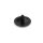 Zierkappen, Zapfen Ø2,4mm, Ø12mm, RAL9005, schwarz, 500 St.