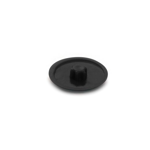 Zierkappen, T-15, Ø12mm, RAL9005, schwarz, 500 St.