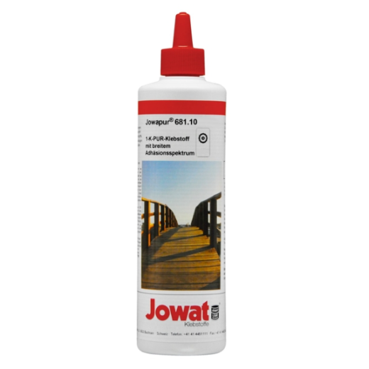 Jowapur® 1K PUR-Klebstoff 0,500 KG Flasche (Kunststoff) 681.10 - MHD 10/2026