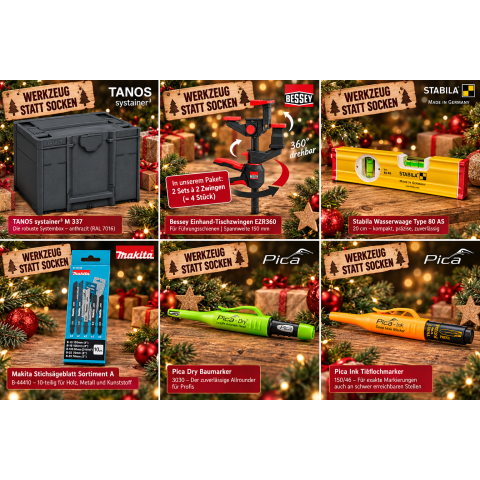 Anti-Socken-Set  im TANOS systainer³ | Weihnachts-Set 2026