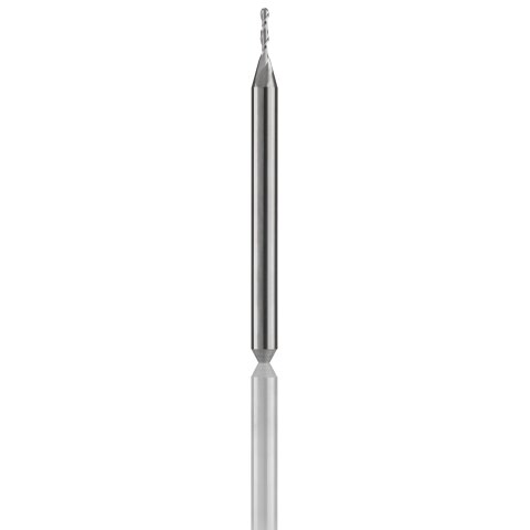 Zweizahnfräser mit Stirnradius   D=12 L=45 -...