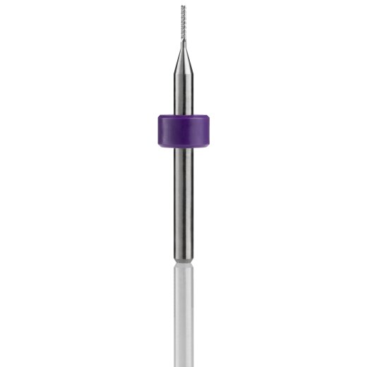 vhf Leiterplatten-Konturenfräser mit Diamantverzahnung   D=0,8 L=5 - LK-0080-3-050-38