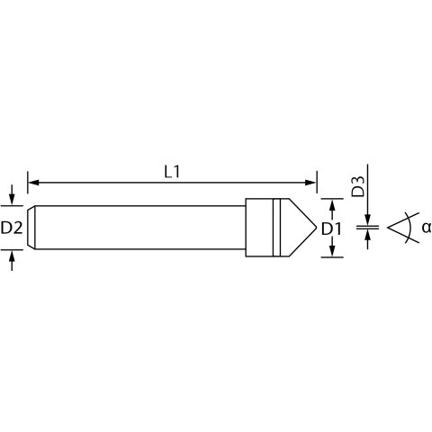 vhf Kistenstichel   D= L= - GS-092-1200-050-12-50