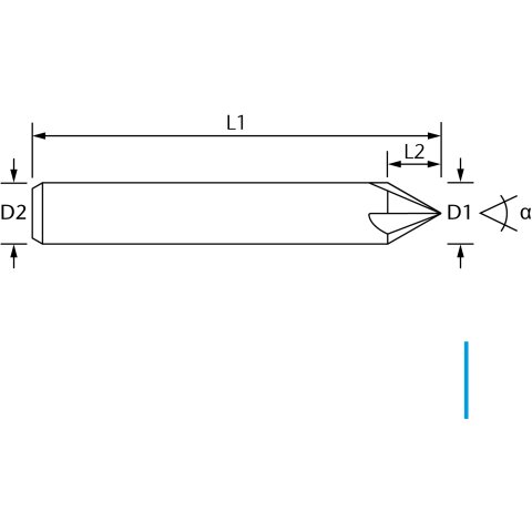 vhf Entgrater   D=12 L=6 - EG-090-1200-12-060-50-TN