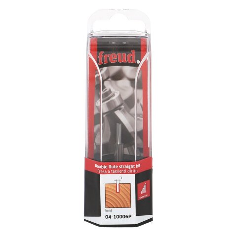 Freud  Zweischneiden-Nutfräser Typ A Schaft 6 mm 3 x...
