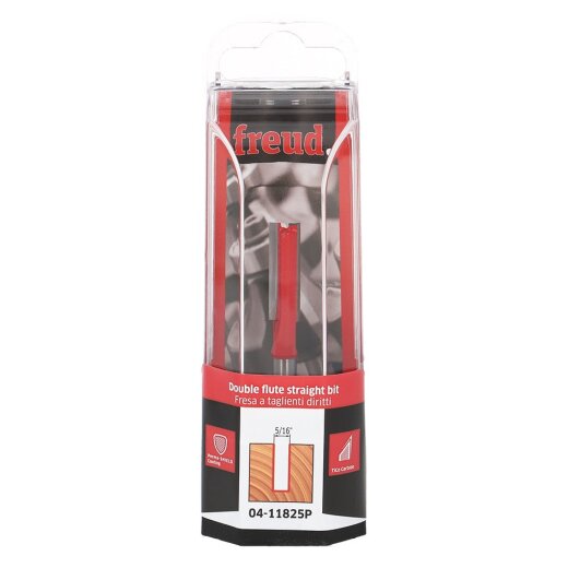 Freud  Zweischneiden-Nutfräser Typ C Schaft 6,35 mm 7,94 x 25,4 (Schneiddurchmesser x Schnitthöhe) - F03FR01446