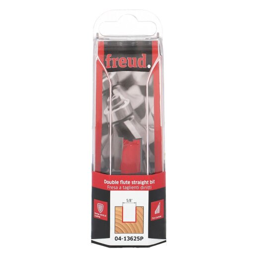 Freud  Zweischneiden-Nutfräser Typ C Schaft 6,35 mm 15,88 x 19 (Schneiddurchmesser x Schnitthöhe) - F03FR01463