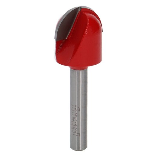 Freud  Halbrundfräser Schaft 6 mm 9,5 x 19,05 (Radius 1 x Durchmesser) - F03FR01599