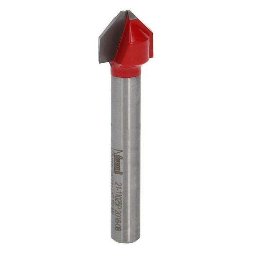Freud  V-Nutfräser zum Biegen von ACM-Platten Schaft 6,35 mm 135° x 12,7 (Winkel x Durchmesser) - F03FR04017