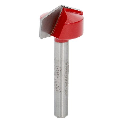 Freud  V-Nutfräser zum Biegen von ACM-Platten Schaft 6,35 mm 135° x 22,23 (Winkel x Durchmesser) - F03FR04026
