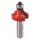 Freud  Abrundfräser Schaft 12 mm 9,53 (Radius) - F03FR01788