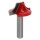 Freud  Eintauch-Rundprofilfräser Schaft 8 mm 9,53 x 31,75 (Radius 1 x Durchmesser) - F03FR01872