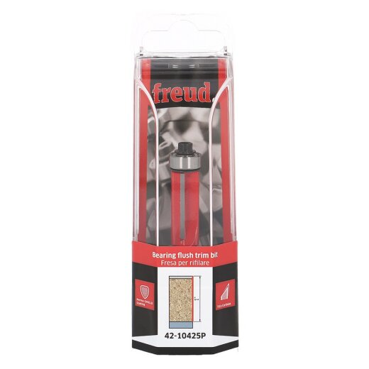 Freud  Bündigfräser Schaft 6,35 mm 12,7 x 25,7 (Schneiddurchmesser x Schnitthöhe) - F03FR01940