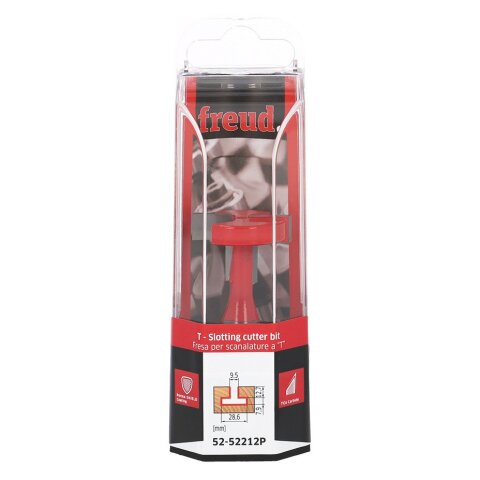 Freud  T-Nutfräser Schaft 12 mm 28,58 x 20,6 (Durchmesser x Schnitthöhe (h)) - F03FR02012