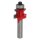 Freud  Rundprofilfräser traditionell Schaft 8 mm 3,18 (Radius) - F03FR02193