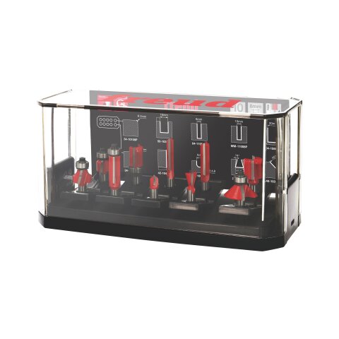 Freud Gemischtes Fräser Set Advanced,S1/4,10St -...