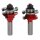 Freud  Profil- und Konterprofilfräser Schaft 12 mm 7 (Radius) - F03FR02488