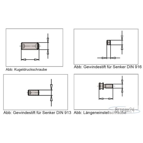 AKE Schauben DIN916 M06X005 VERZ - 40001977