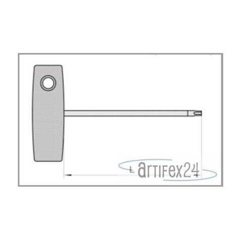 AKE Quergriffschl&uuml;ssel SW 3,0X100 QUER - 10017980