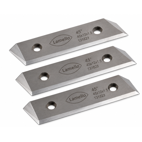 Lamello Wendeplatten Set, Keilwinkel 45°, für...