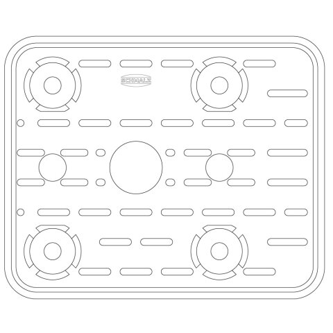 Schmalz Saugplatte für Blocksauger oben VCSP-O...