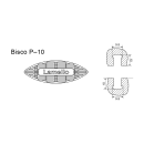 Lamello Bisco P-10 Kunststoff-Lamelle (Flachd&uuml;bel) 300 St&uuml;ck