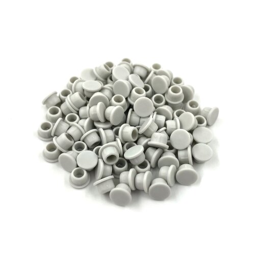 Lamello Clamex Abdeckkappe, 100 Stück, RAL 7035 lichtgrau